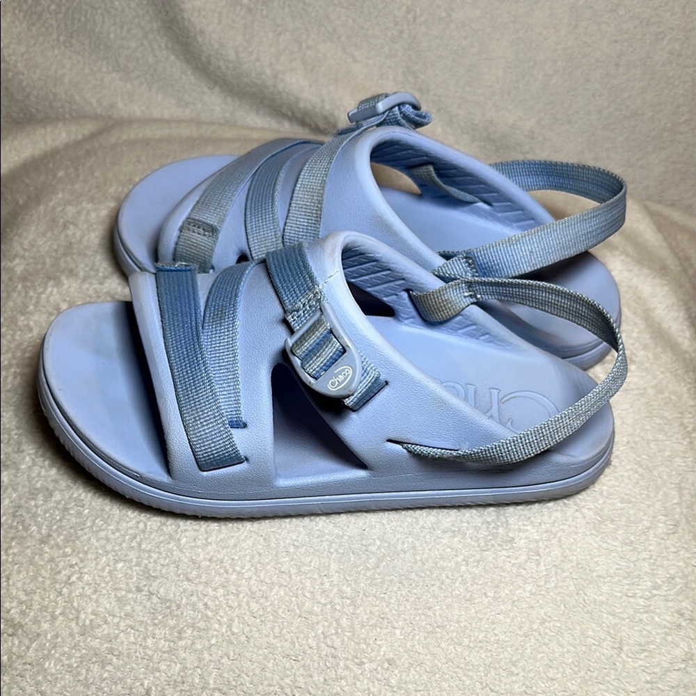 Chaco Chillo Sport Sky Blue Adjustable Sandals kids size 4